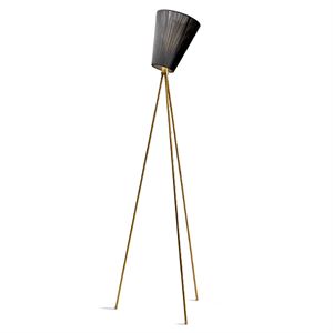 Northern Oslo Wood Lámpara de Pie Con Base Dorada Y Pantalla A Elegir