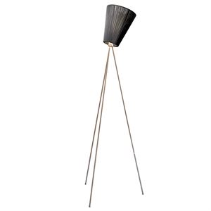 Northern Oslo Wood Lámpara de Pie Con Base Metálica Y Pantalla A Elegir