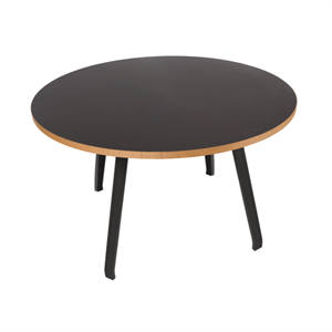 Mesa de Comedor Bent Hansen Primum Ø140 Negro/ Haya Lacada