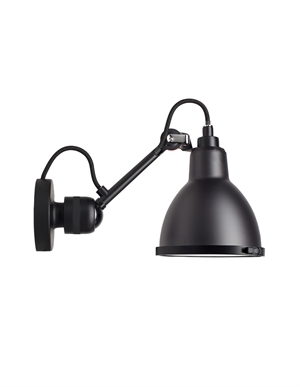 Lampe Gras N304 Lámpara de Pared Baño Mate Negro