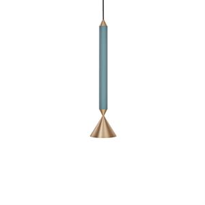 Pholc APOLLO 39 Pendant Blue/Polished Brass