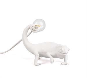 Seletti Chameleon Still Lámpara de Mesa Blanco