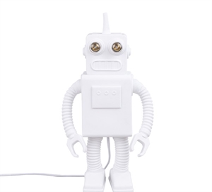 Seletti Robot Lámpara de Mesa Blanco