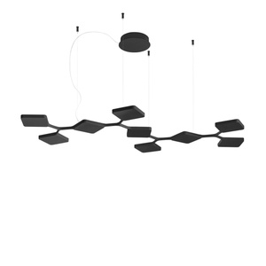 Lámpara Colgante Lineal Stilnovo Quad Negro
