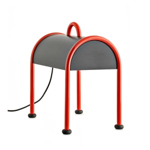 Lámpara de Mesa Stilnovo Valigia Rojo/ Negro