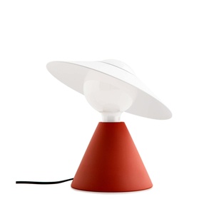 Lámpara de Mesa Stilnovo Fante Rojo