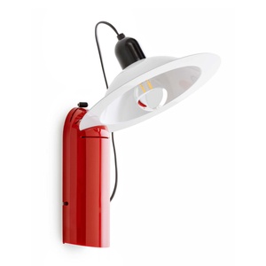 Stilnovo Lampiatta Lámpara de Mesa Rojo