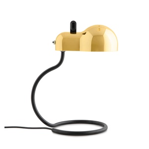 Stilnovo Minitopo Lámpara de Mesa Blanco/Oro