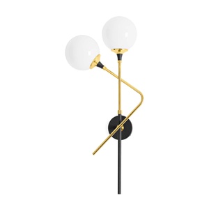 Stilnovo Galassia Lámpara de Pared 2 Oro/ Blanco