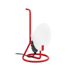 Lámpara de Mesa Stilnovo Bugia Rojo