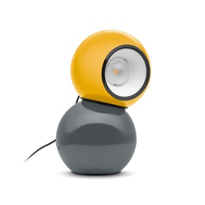 Stilnovo Gravitino Lámpara de Mesa Gris/ Amarillo