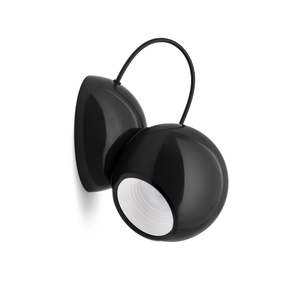 Stilnovo Gravitino Lámpara de Pared Negro Brillo