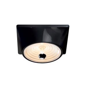 Lámpara de Pared Stilnovo Goletta en Negro Brillante y Blanco