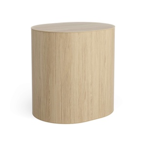 Mesa Auxiliar de Troncos Suecos de Roble de 49 cm de Altura