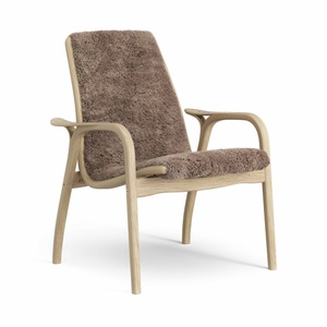 Sillón Laminado Sueco Chapa de roble/Sahara/piel de Oveja