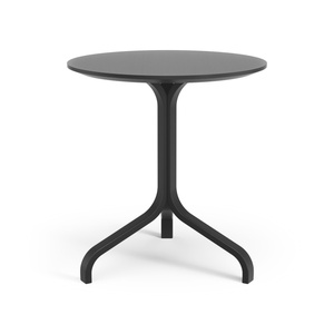 Mesa Auxiliar Sueca Lamino H49 de Haya Lacada en Negro