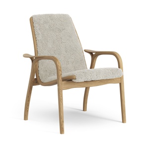 Sillón Laminado Sueco Roble Aceitado/luz de Luna/piel de Oveja