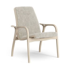 Sillón Laminado Sueco Lacado Roble/luz de Luna/piel de Oveja