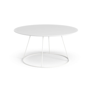 Mesa de Centro Swedese Breeze Ø80 Blanco