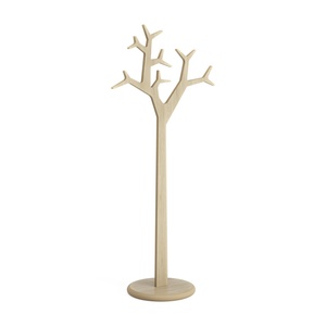 Perchero de Madera Sueca H194 Roble Lacado Transparente