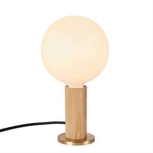 Lámpara de Mesa Tala Knuckle Roble M. Bombilla Esfera IV