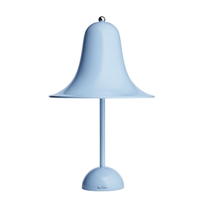 Verner Panton Pantop Lámpara de Mesa Azul Claro Ø23 cm