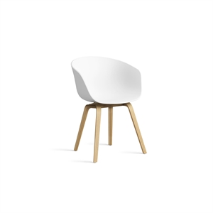 Silla de Comedor HAY AAC22 Roble/ Blanco