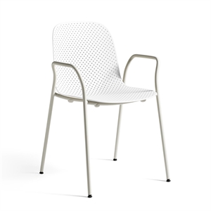 HAY 13eighty Silla con Reposabrazos Blanco