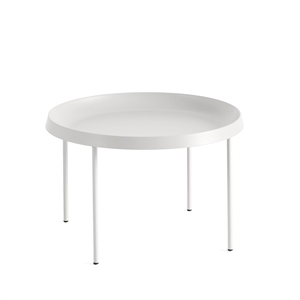 HAY Tulou Mesa de Centro Ø55 x H35 Blanco Roto