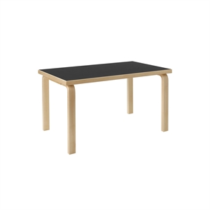 Mesa Infantil Rectangular Artek Aalto 80B Negro