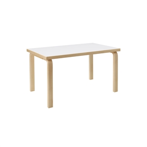 Mesa infantil rectangular Artek Aalto 80B Blanco