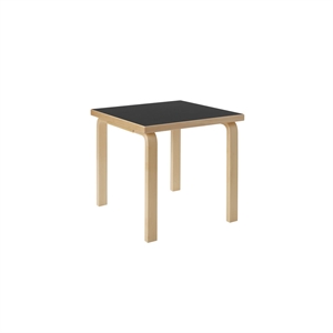 Mesa de Comedor Cuadrada Artek Aalto 80C Negro