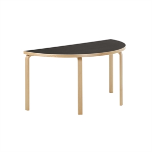 Mesa de Comedor Semicircular artek Aalto 96 Negro