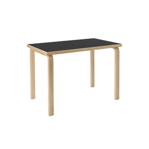 Mesa Infantil Rectangular Artek Aalto 80B Negro