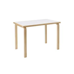 Mesa infantil rectangular Blanco artek Aalto 80B