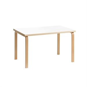 Mesa de comedor artek 81B 75x120 Blanco