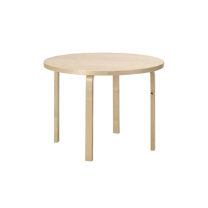 Mesa de comedor artek 90A Ø100 Abedul salvaje