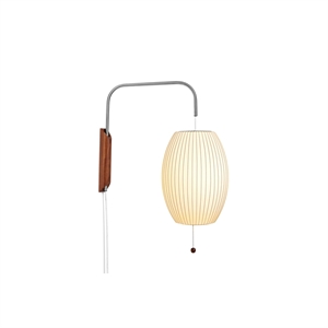 Lámpara de Pared HAY Nelson Cigar Pequeño en Blanco Roto con Cable