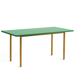 HAY Mesa de Comedor Bicolor L.160 Ocre/verde Menta