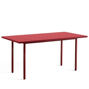 HAY Mesa de Comedor Bicolor L.160 Granate rojo/Rojo