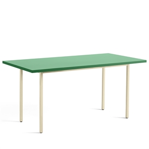 HAY Mesa de Comedor Bicolor L.160 Marfil/Verde Menta