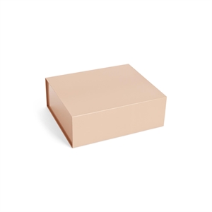 Caja de almacenamiento de color HAY M Rosa suave