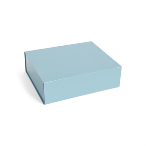 Caja de Almacenamiento HAY Colour L Azul Océano