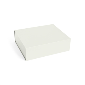 Caja de Almacenamiento de Color HAY L Blanco Tiza