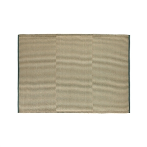 HAY Tapis Alfombra 170x240 Negro/ Verde