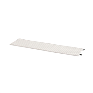 Cojín Acolchado HAY Palissade para Chaise Longue Crema y Blanco