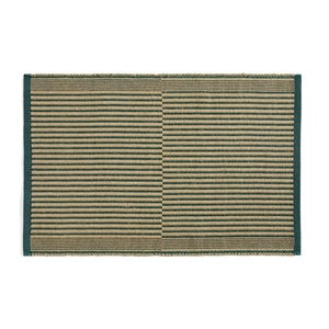 HAY Tapis Mat 60x95 Negro/ Verde