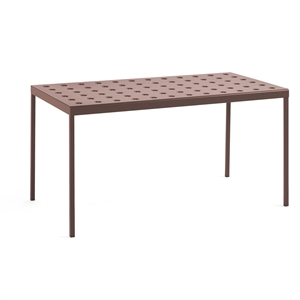 HAY Mesa de Balcón L144 x H74 Hierro Rojo