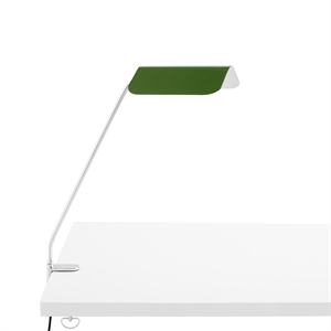 HAY Apex Lámpara de Mesa con Clip Verde Esmeralda