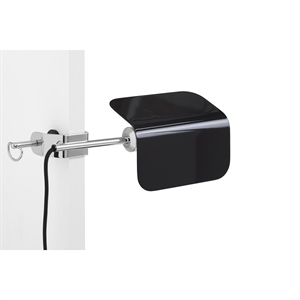 HAY Apex Lámpara de Pared con Clip Hierro Negro